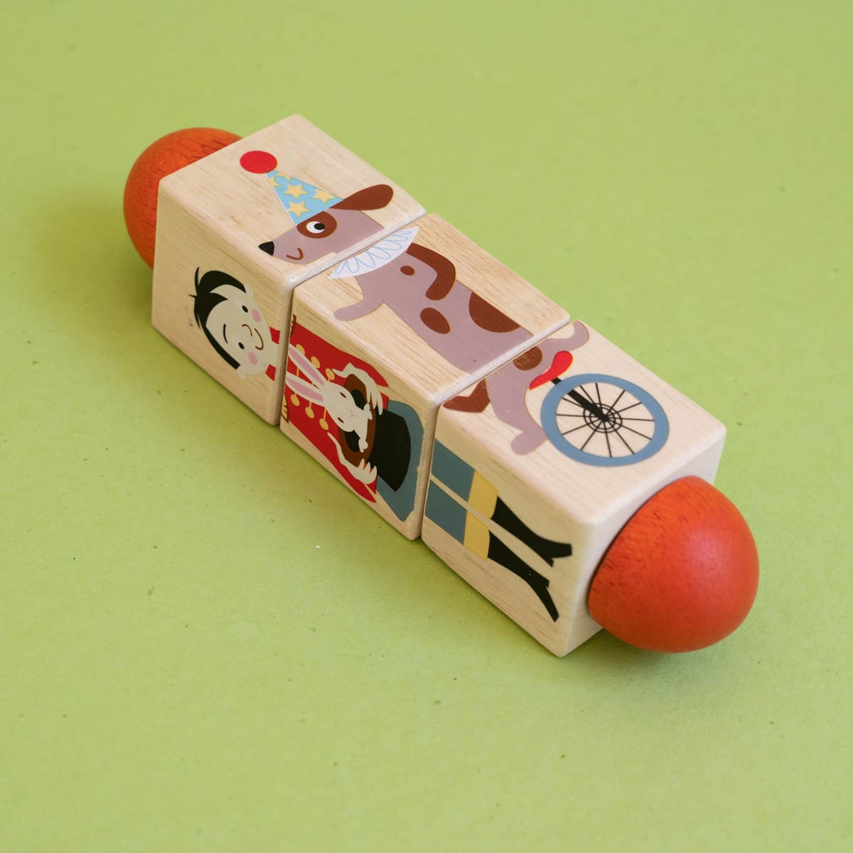 קוביות מסתובבות – דגם קרקס
